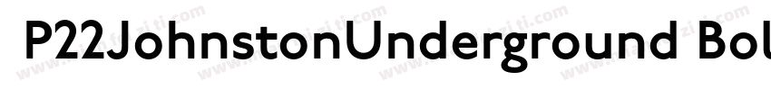  P22JohnstonUnderground Bold Regula字体转换